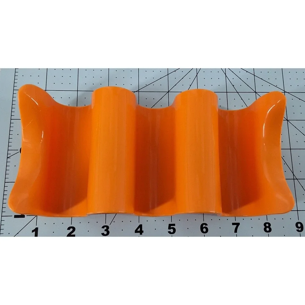 Set‎ of 4 Colorful Plastic Taco Holders | Red Orange Yellow Green